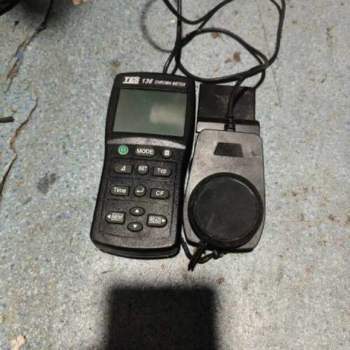 议价台湾泰仕TES136数字色温色差测试仪色温照度计