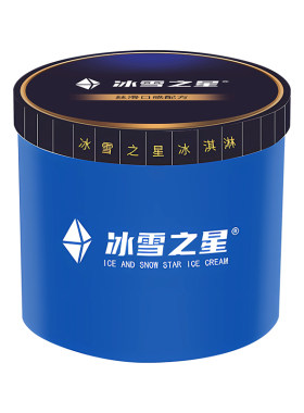 量大优惠3kg冰雪之星大桶冰淇淋