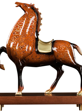 马到成功全铜马摆件乔迁开业贺礼