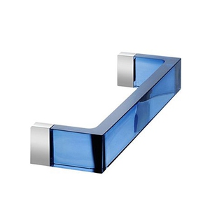 进口意大利Kartell简约透明创意单杆挂墙毛巾架卫生间浴巾置物架