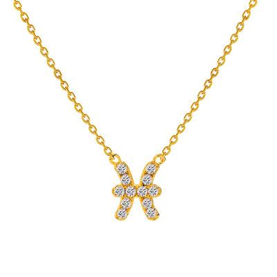 AILEQ铜合金12星座项链