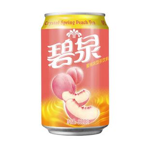 屈臣氏碧泉蜜桃茶饮品330ml罐装整箱国产果味水蜜桃茶饮料包邮