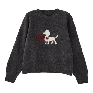 芭依璐2026春装新款毛衣针织衫休闲减龄洋气打底羊毛衫简约流行款