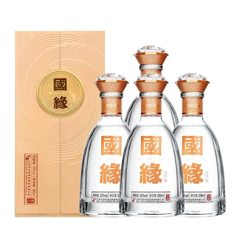 今世缘国缘对开52度500ml白酒/调香白酒