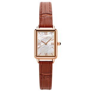 正品手表女款学生小众设计方形轻奢高级设计感防水女士手表