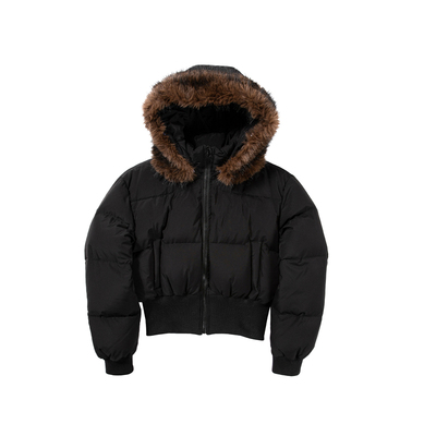 UNRETRO短款收腰羽绒服女冬季