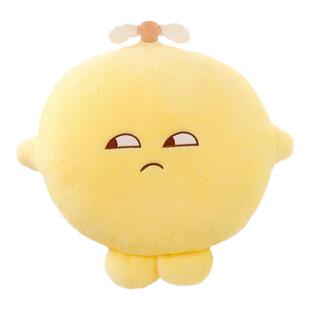 柠檬君抱枕毛绒公仔玩具偶你也有今天同款柠萌郡军翻白眼精布娃娃