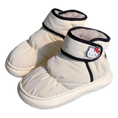 细细条百搭少女凯蒂猫新款雪地靴