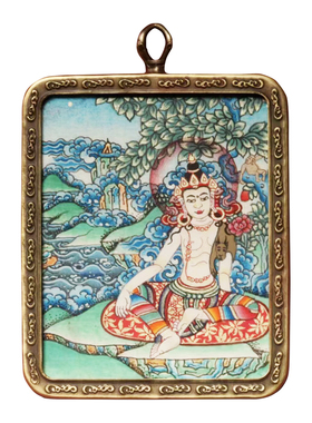 随身微唐吊坠微唐男女铜壳布本