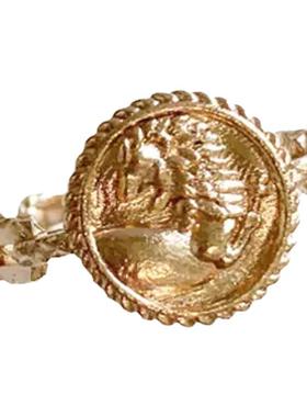 LHWindsor 金色复古戒指女新款小众设计轻奢高级感个性时尚气质