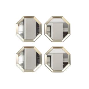 餐厅墙面装饰品创意挂件不会碎镜子客厅背景墙美式玄关轻奢高级感