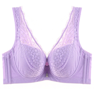 奥维丝丽正品内衣女薄款大胸显小上托防下垂调整型舒适聚拢文胸女