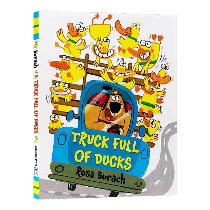 装满鸭子的卡车 英文原版 Truck Full of Ducks 精装儿童读物绘本 进口原版书籍 英语词汇积累亲子英语共读4-8岁儿童阅读故事书