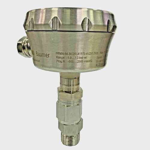BAUMER PFMN CombiPress Stainless Steel Pressure Sensor -1 to