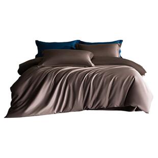 安睡宝2025新款100%全棉四件套简约床单被套单件枕套单双人被罩冬