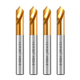 拓普含钴镀钛90度定心钻定位钻定点钻倒角钻中心钻加长60度120度