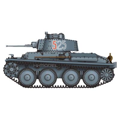 小号手38(t)坦克拼装模型