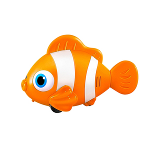 电动仿真小丑鱼摇摆走路会跑儿童1岁宝宝0婴儿爬行引导玩具6个月3