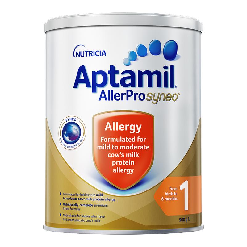 aptamil/爱他美深度水解1段婴幼儿低敏益生菌一段配方奶粉900g