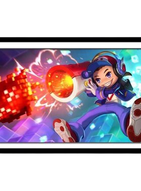 钻石画满钻王者荣耀鲁班电玩小子