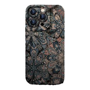 复古适用iphone14pro民族风16苹果15手机壳plus液态11软17硅胶12全包8plus浮雕图腾13高级xsmax小众15promax