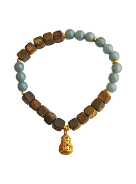 热销爆款天然沉香翡翠手串