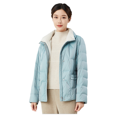 依伽依佳纯色气质保暖舒适短款