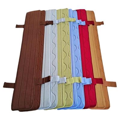 加厚食堂长凳坐垫长条垫实木板凳垫长板凳垫长方形长条椅垫可定制