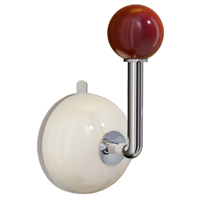 索白免打孔吸盘式L型粘钩