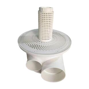 养鱼池双排鱼马桶大型养殖池地漏水池过滤高密度养殖帆布出水口