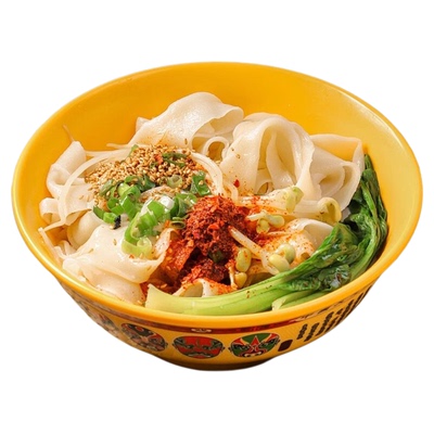 正宗陕西风味裤带面油泼面手工