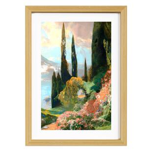 定制木质相框摆台空框架装饰卡纸画框挂墙a3a4油画国画8k装裱儿童