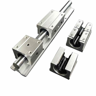 铝托光轴导轨圆柱滑轨滑块 木工推台锯直线滑台SBR12 16 20 25 30