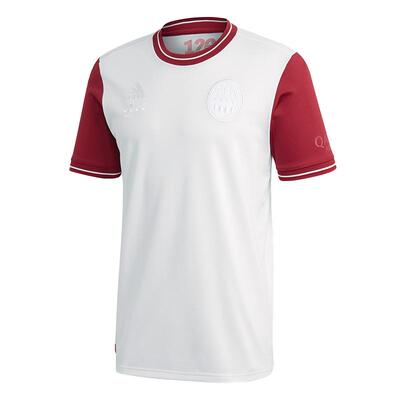 Adidas/阿迪达斯正品拜仁慕尼黑120周年纪念版复古足球衣FP7616