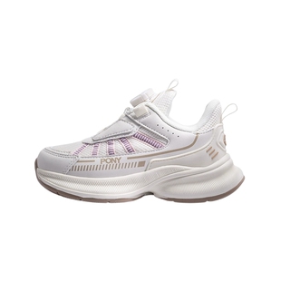 pony童鞋2025春新款儿童运动鞋男女童旋钮跑步鞋时尚251K1MD02PK