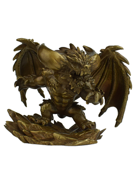 黄铜实心创意怪物猎人灭尽龙摆件