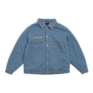 PHANTACi范特西周杰伦潮牌NIMBUS DEMIN JACKET单宁棉服夹克外套