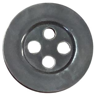 彩灰贝壳扣子西装纽扣衬衫扣银灰韩版圆形扣宽边灰色钮扣休闲裤扣