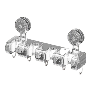 拖把壁挂夹免打孔扫把拖布吸盘联排挂钩卫生间拖把架收纳固定神器