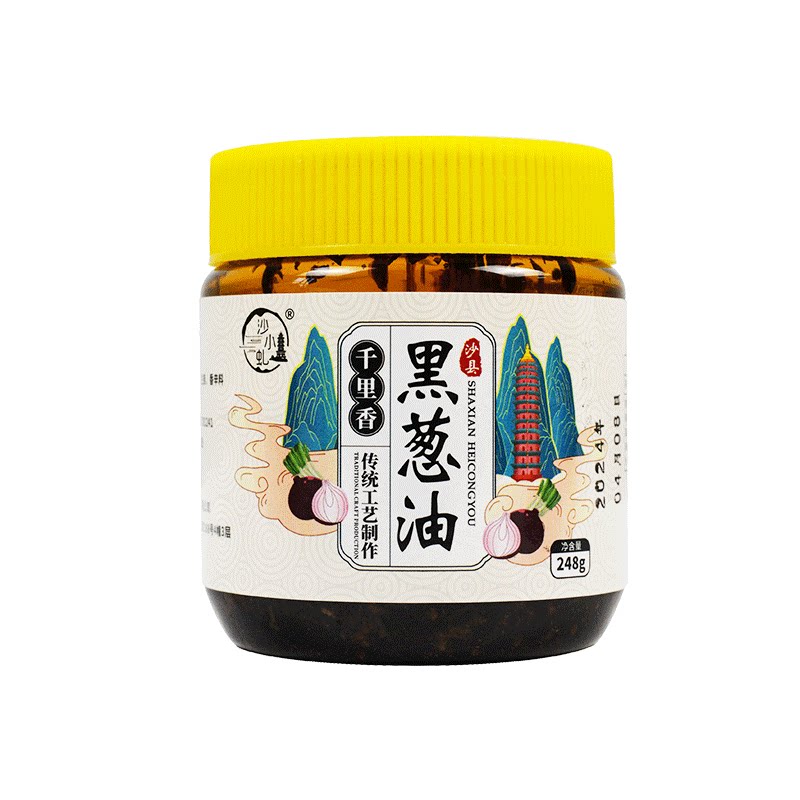 千里香馄饨调料黑葱油福建沙县小吃商用家用云吞凉皮拌面红葱头油