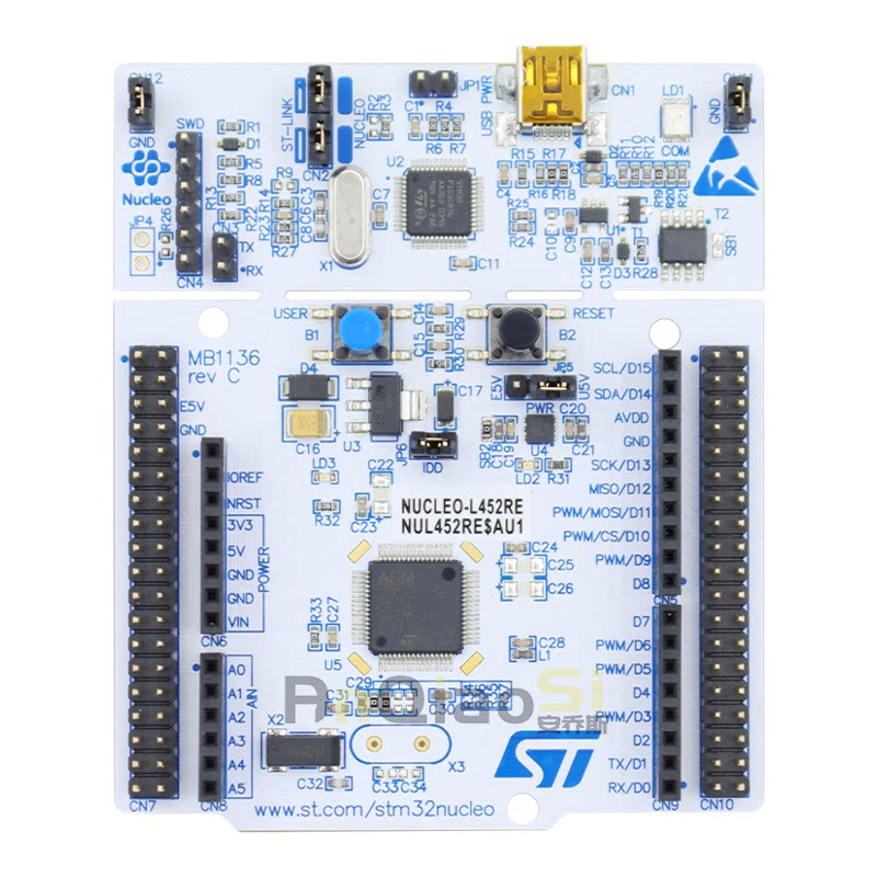 STNUCLEO-L452RE开发板套件