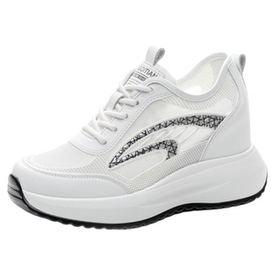 超轻内增高运动鞋女薄款网面透气2025新款夏季单网女鞋轻便不累脚