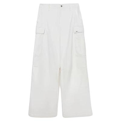 IMMI 春夏新款女士棉布工装长裤银泰百货精品 300124