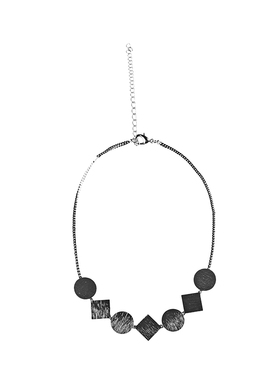 s.deer休闲几何吊坠锁骨链项链