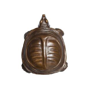 黄铜老鳖龟甲富甲天下茶宠手把件男士随身把玩件茶宠装饰品摆件