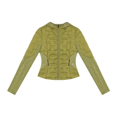 半圆原创女装[运动]2025秋冬修身显瘦连帽短款排骨轻薄款羽绒服女