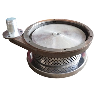 潜水泵蜗壳6孔1寸1.5寸2寸铁泵头底座底网罩铝叶轮出水口水泵配件