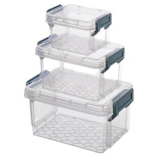 迷你收纳箱办公室桌面收纳盒化妆品口红收纳小盒子学生文具整理盒