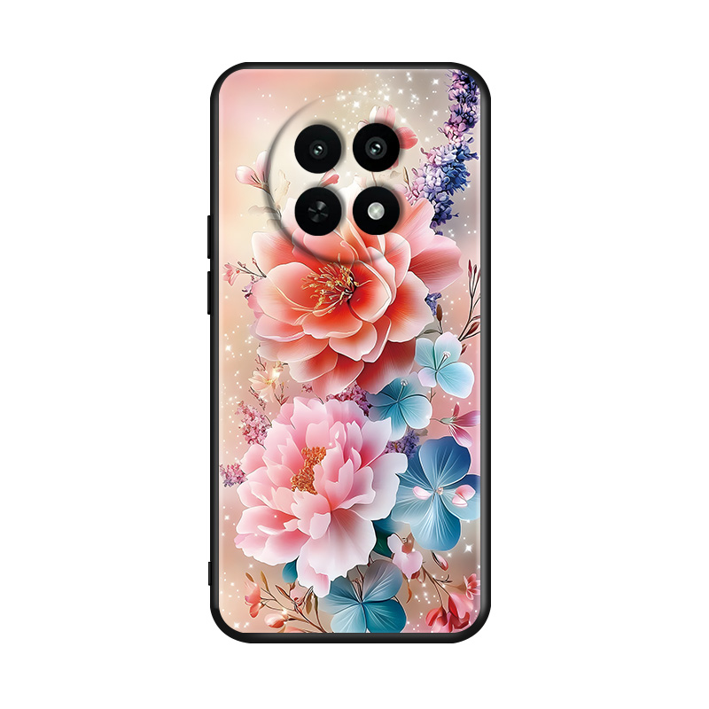 秋昊适用于realme12x时尚新款。真我12x软胶手机外壳oppo网红爆款rmx3993防摔保护套opporealme12x唯美花卉op