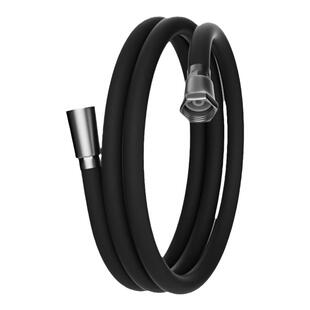 娜拉之夏花洒喷头软管热水器淋浴管通用配件黑色防爆pvc硅胶水管